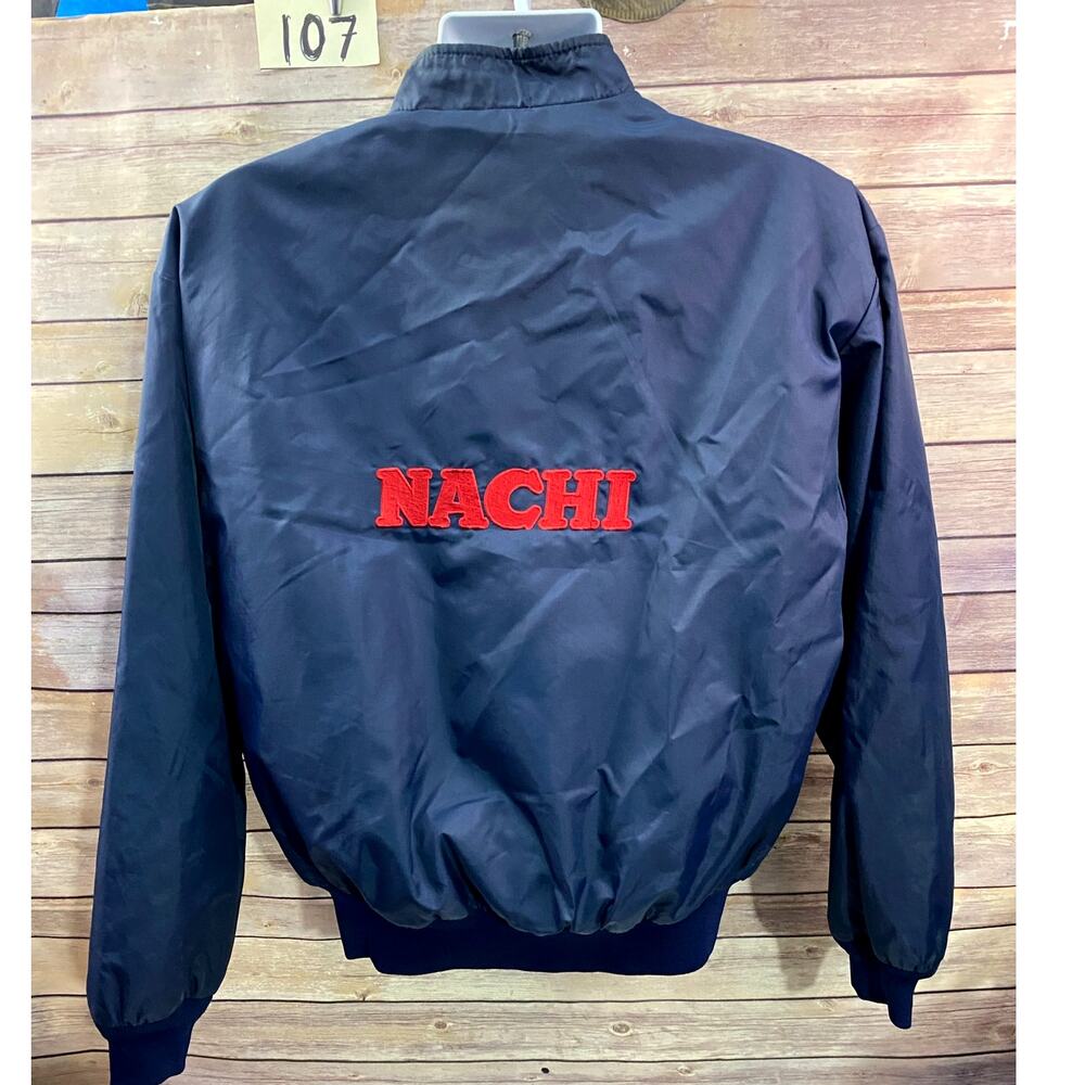 Todd The NACHI Technical Center full zipper blue jacket size Medium USA Made